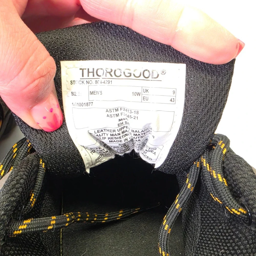 Thorogood Crosstrex‎ Waterproof Composite Safety Toe Work Boots Men's 10W Wide